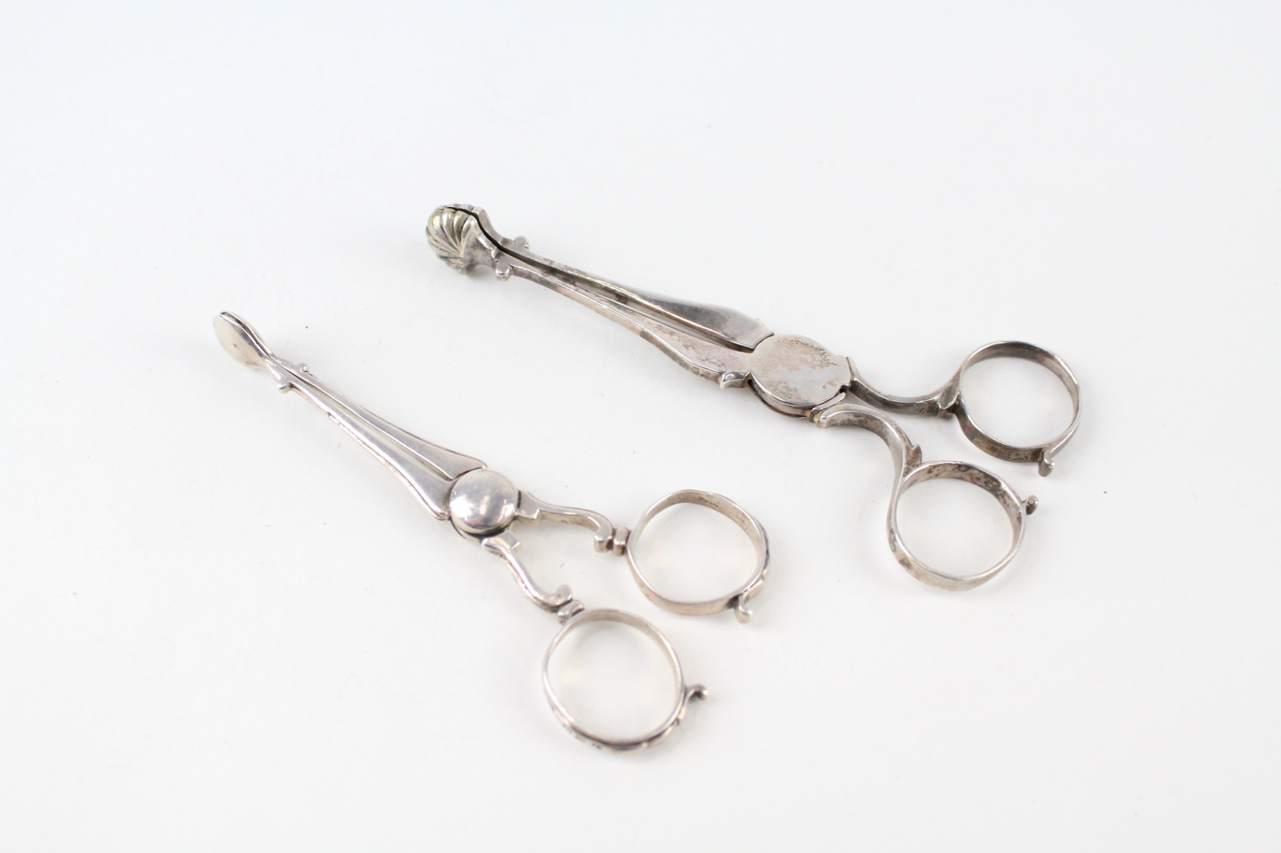 2 x .925 sterling sugar nips / tongs