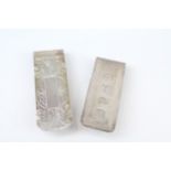 2 x .925 sterling gents money clips