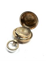 Antique gold plated sovereign case