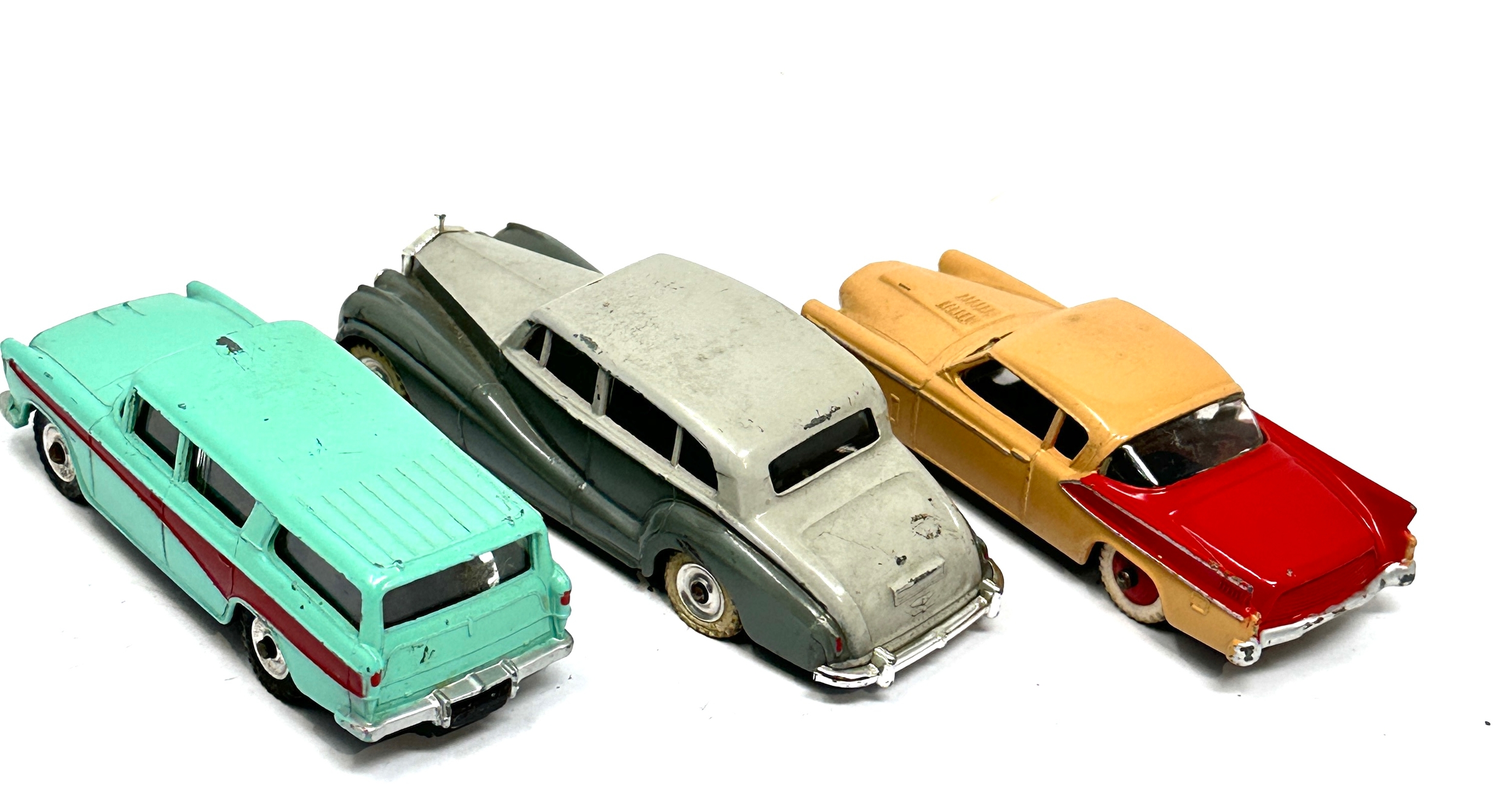 3 dinky cars inc 169 studebaker 173 nash rambler & 150 rolls royce in good condition - Image 3 of 3