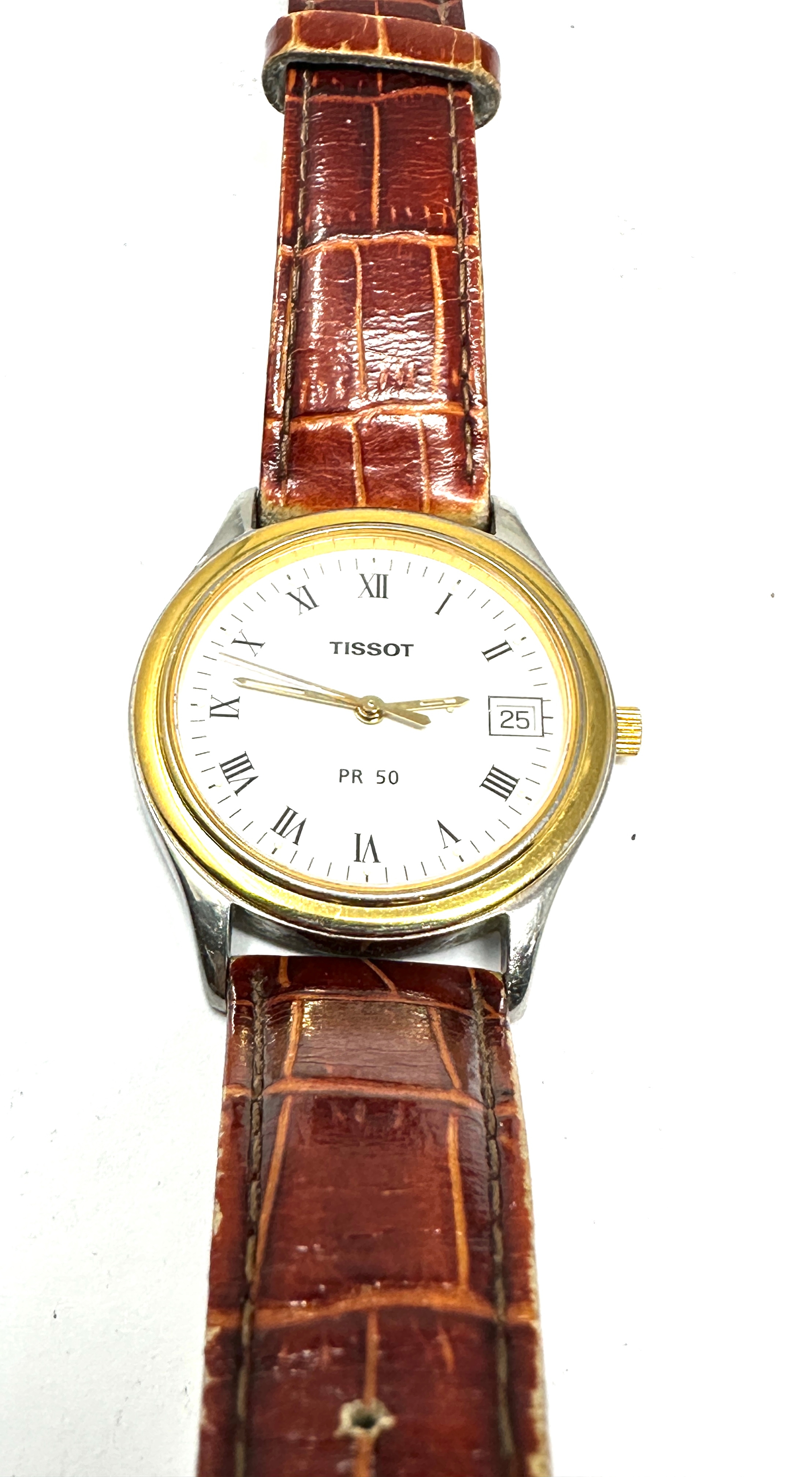 Gents quartz tissot pr 50 wristwatch the watch is ticking