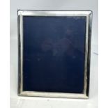 Vintage large silver picture frame measures approx 29.5cm by 24cm