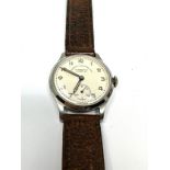 Vintage Goldsmiths and Silversmiths co Ltd gents wristwatch the watch is ticking