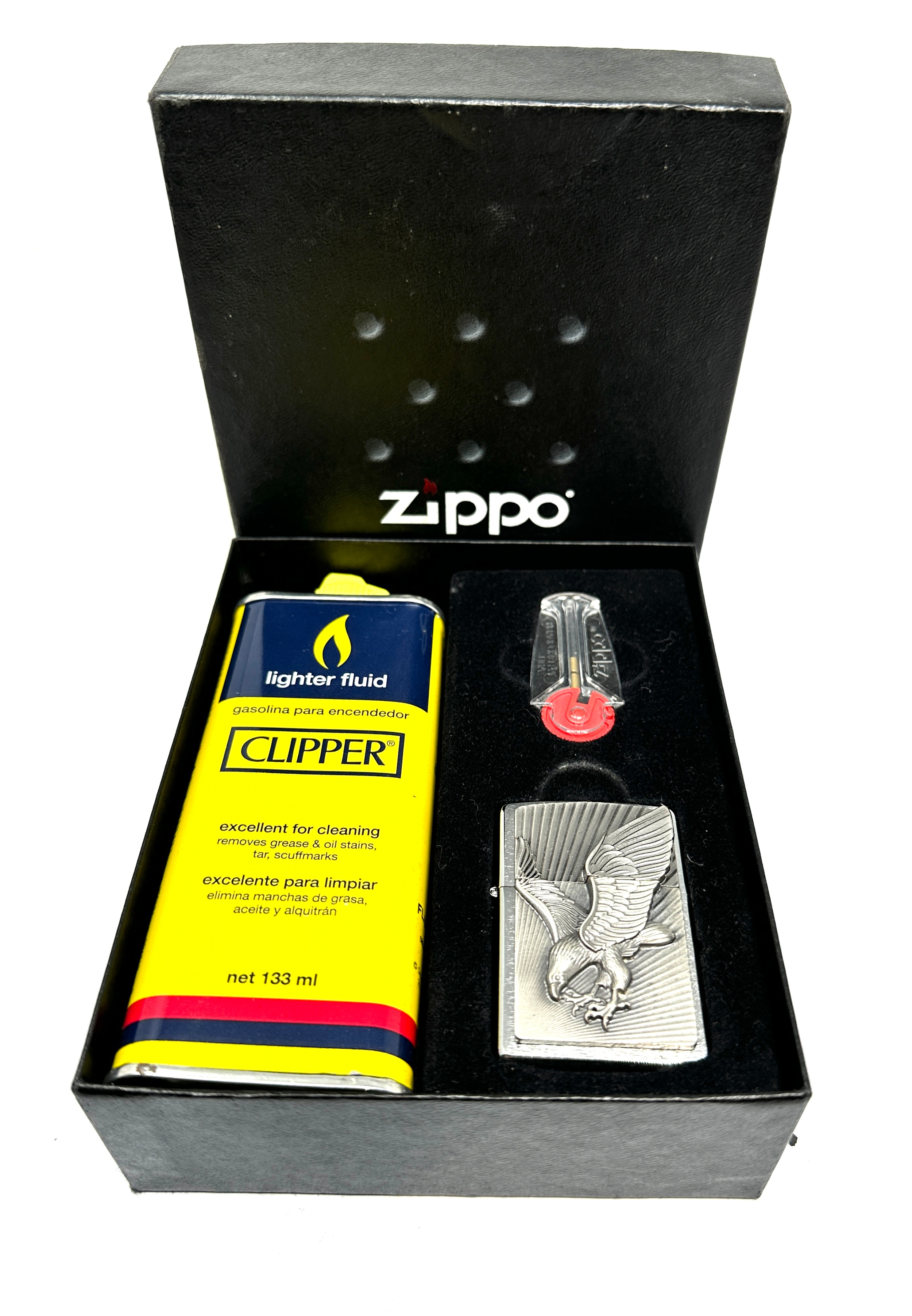 Boxed Zippo lighter