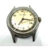 Rre Early 1940s military style Breitling wristwatch red sweep seconds hand. Case reference 122. A