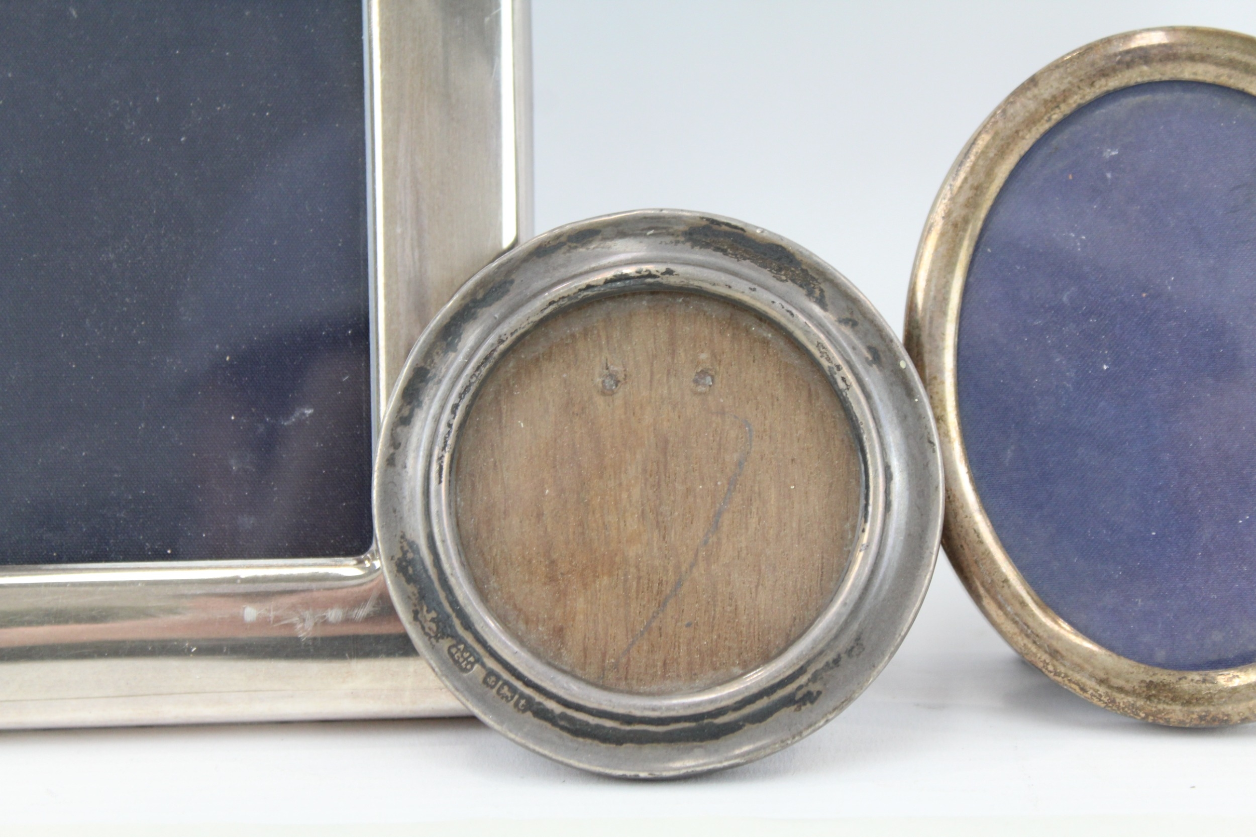 3 x .925 sterling silver photograph frames - Bild 3 aus 5