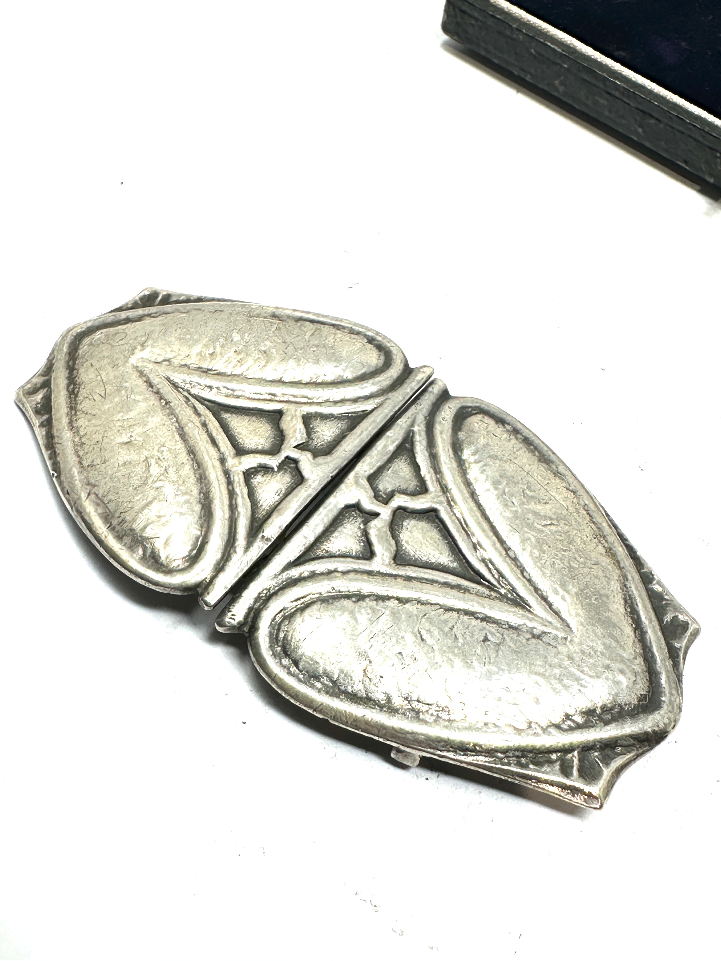 Antique silver Archibald Knox for cymric liberty & co buckle measures approx 8.2cm by 4.4cm - Image 3 of 5