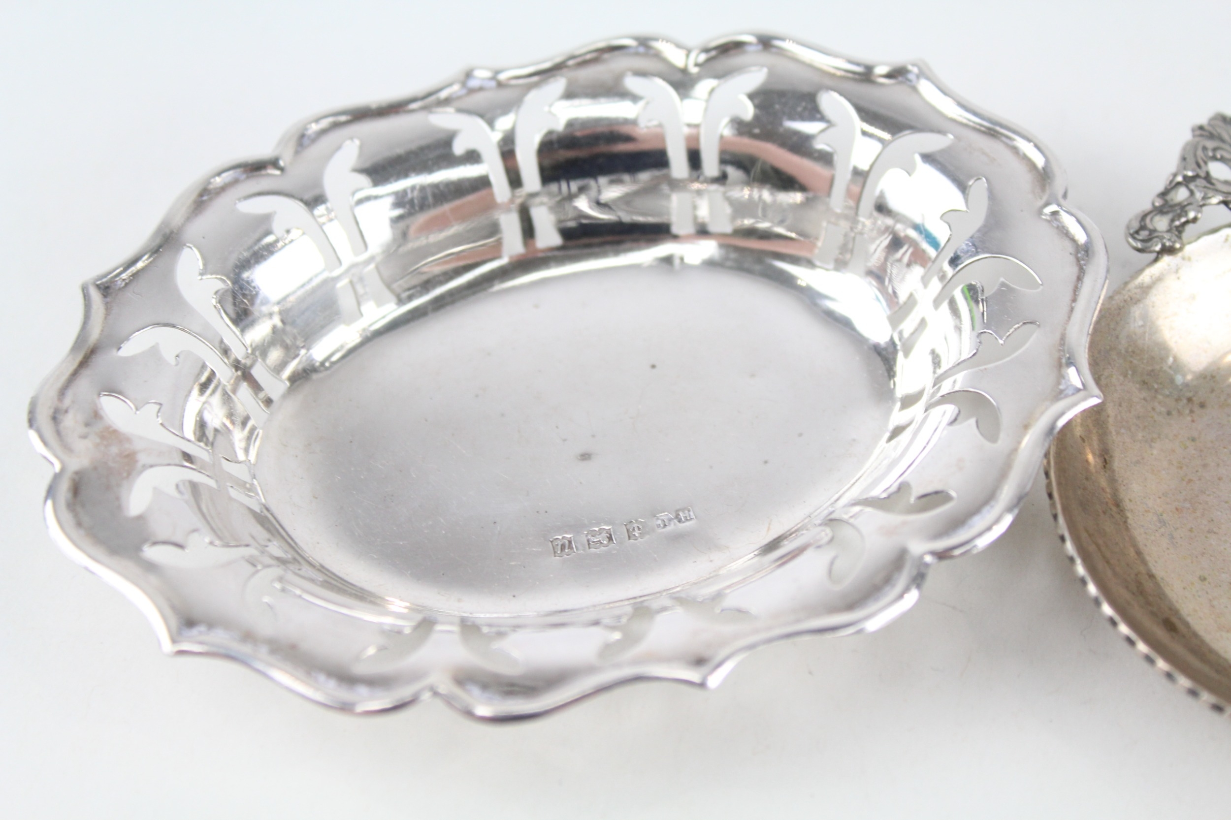 3 x .925 sterling pin / trinket dishes - Image 2 of 5