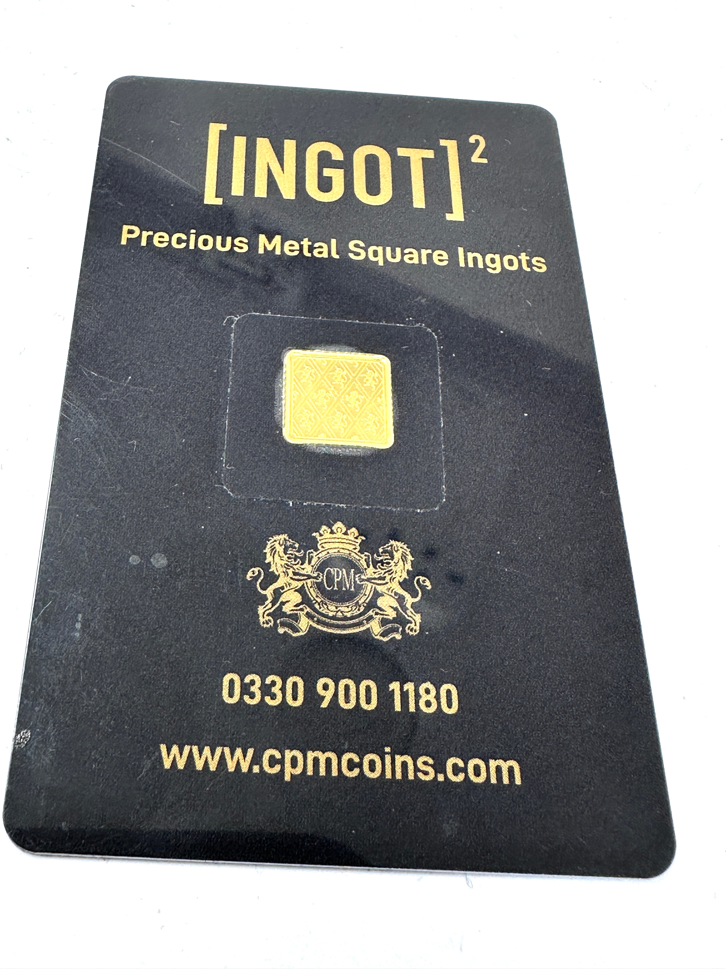 999.9 gold ingot limited edition sealed weight 1g - Image 2 of 2