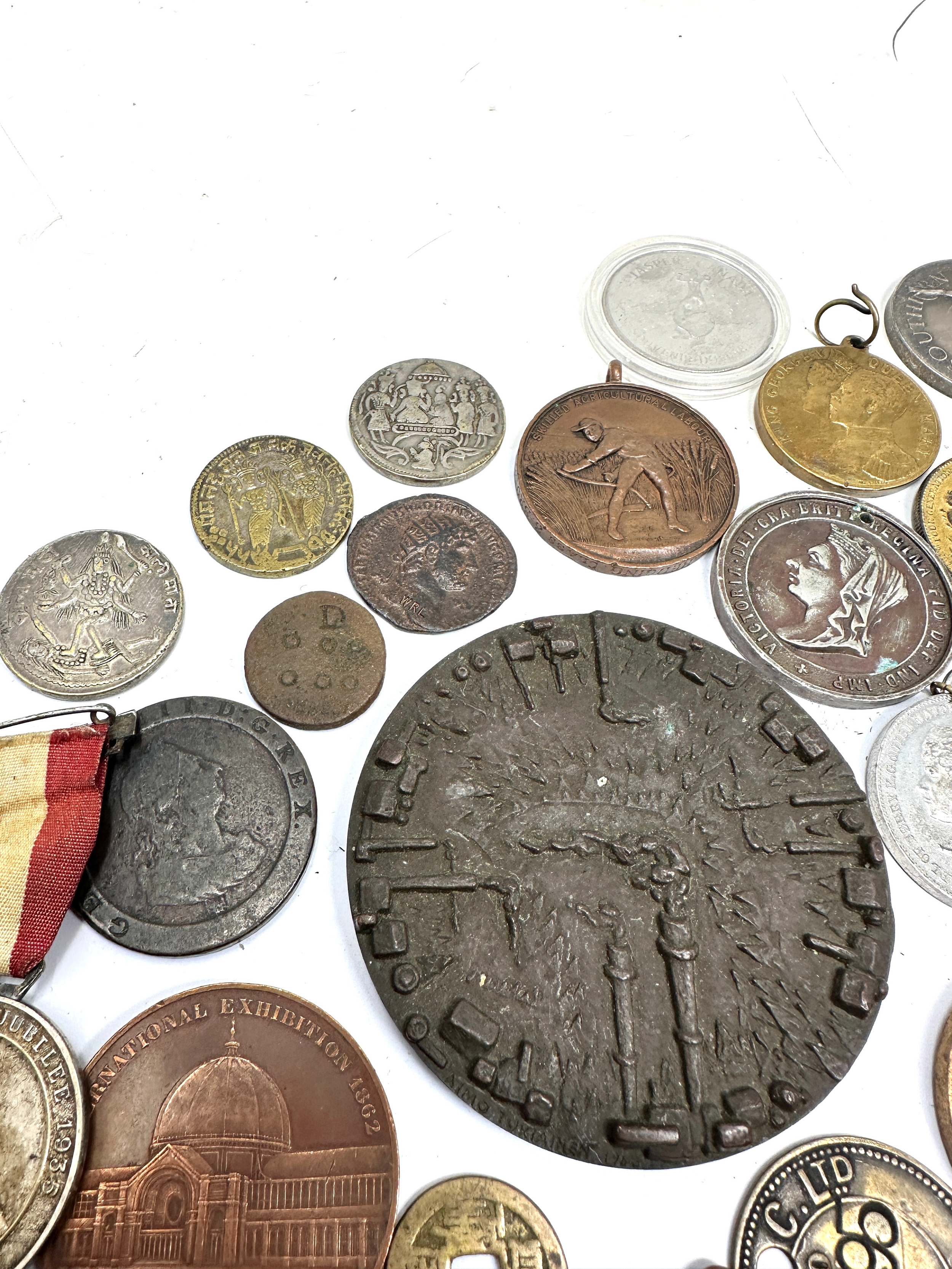 large collection of antique & later medals coins tokens etc - Image 7 of 7