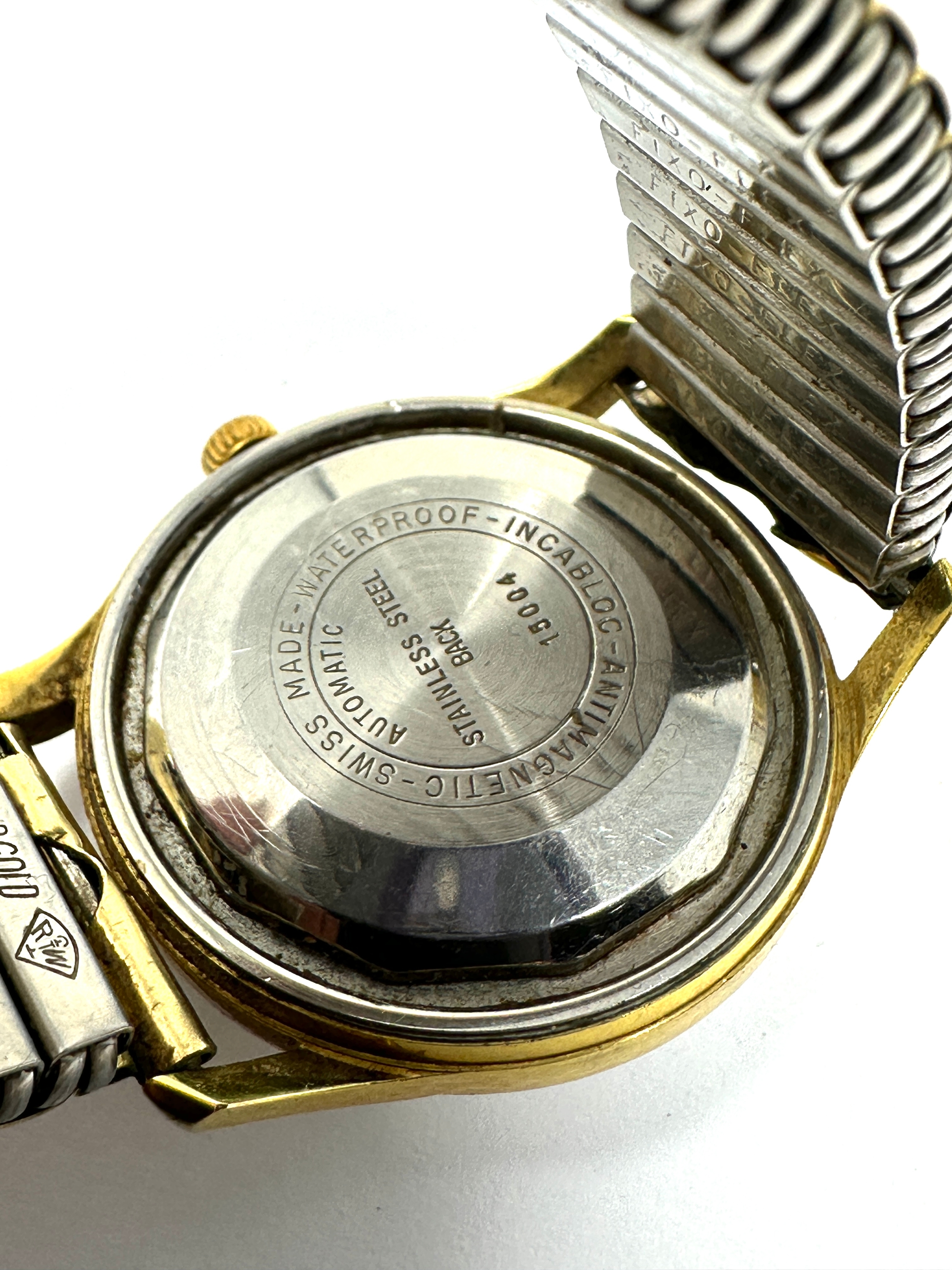 Vintage Avia Daytyme Automatic Day & Date Swiss Watch 25 Jewels the watch is ticking - Image 4 of 4