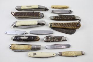 15 x Vintage Assorted Pocket KNIVES