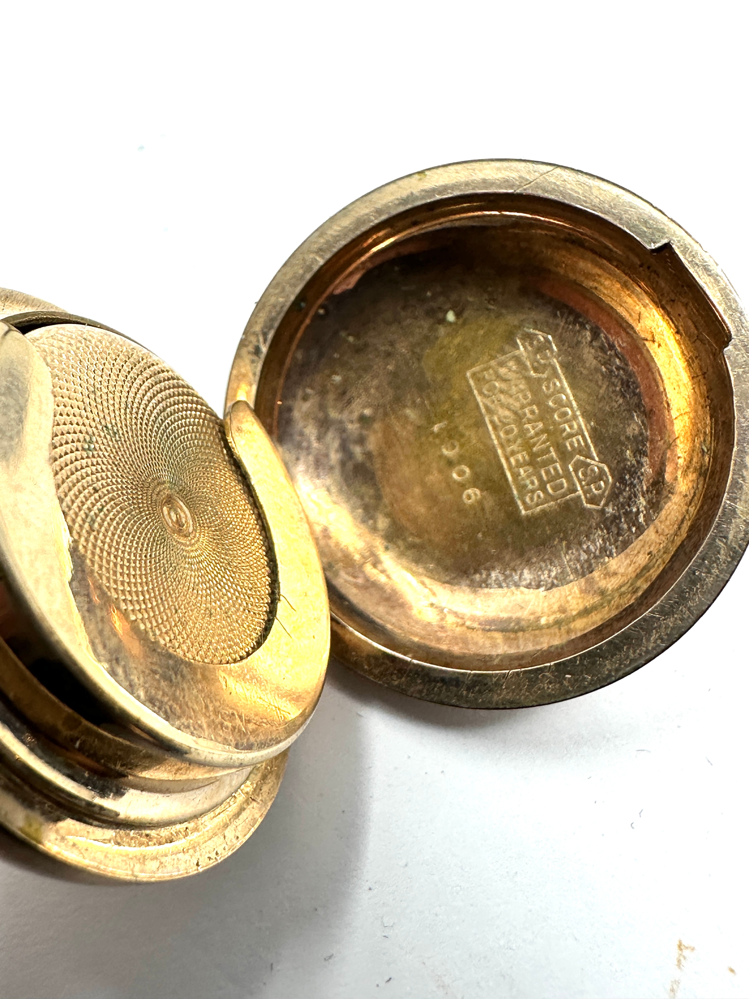 Antique gold plated sovereign case - Image 3 of 5