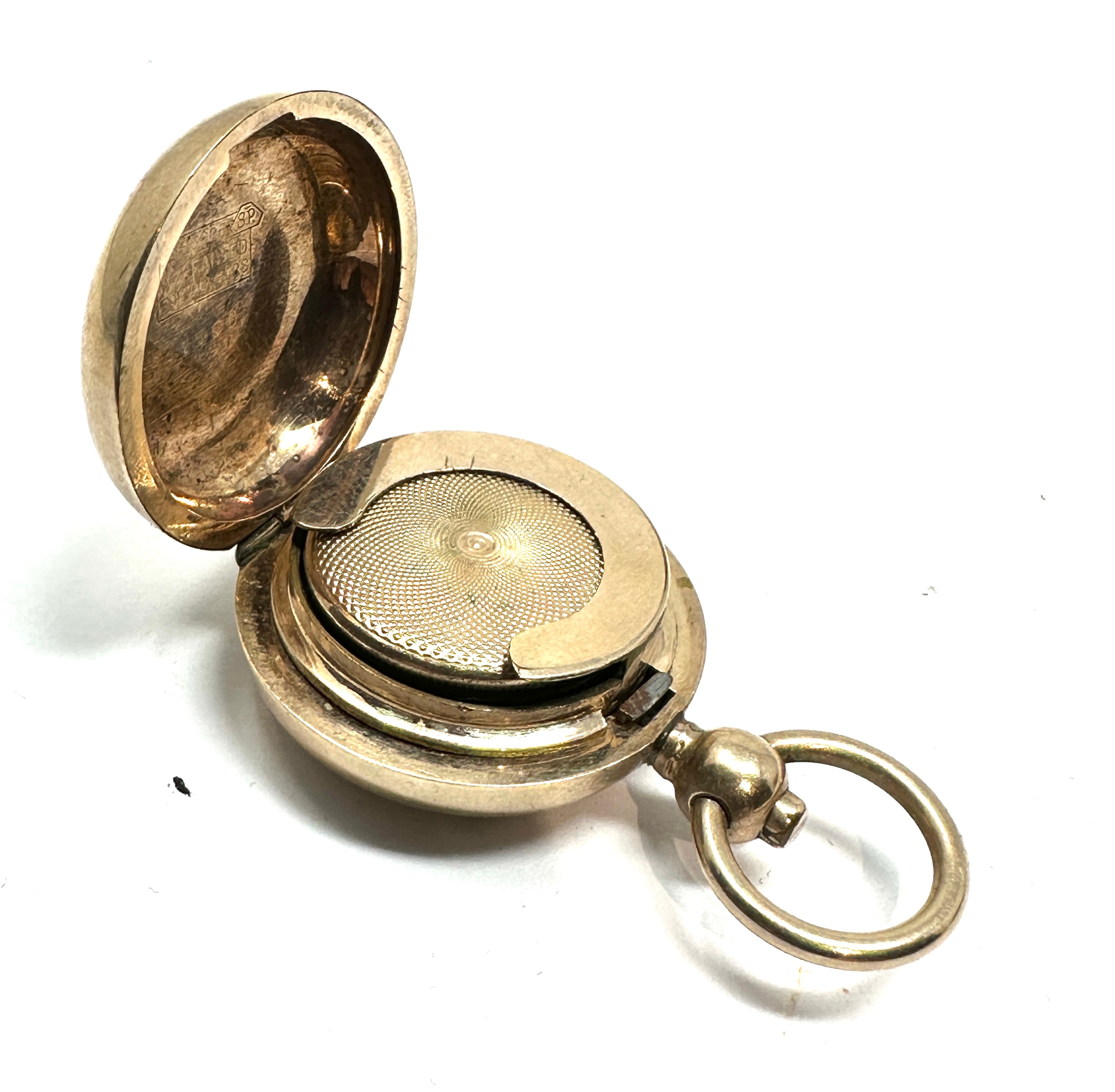 Antique gold plated sovereign case - Image 2 of 5