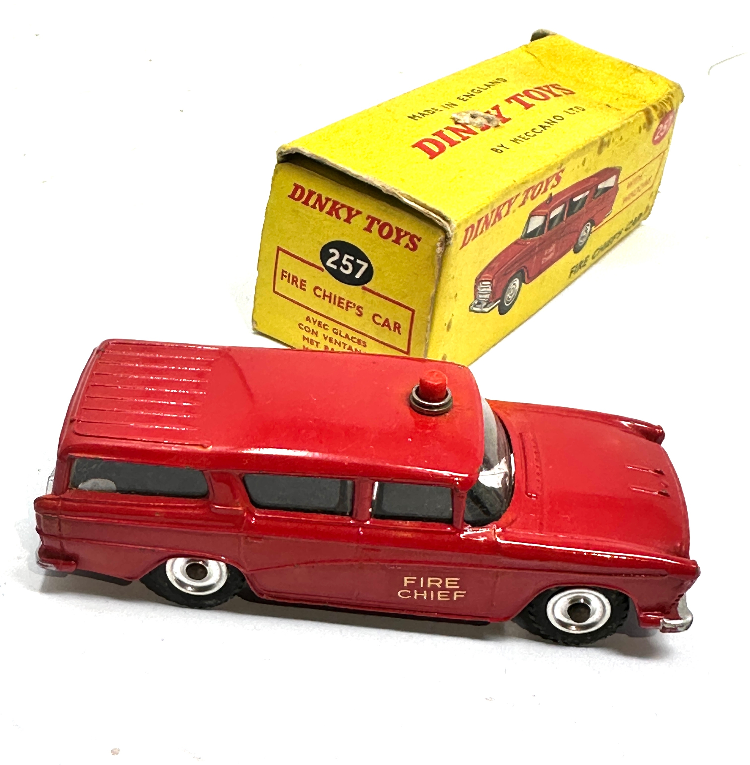 DINKY TOYS 257 Fire Chief’s Car Boxed - Image 3 of 3