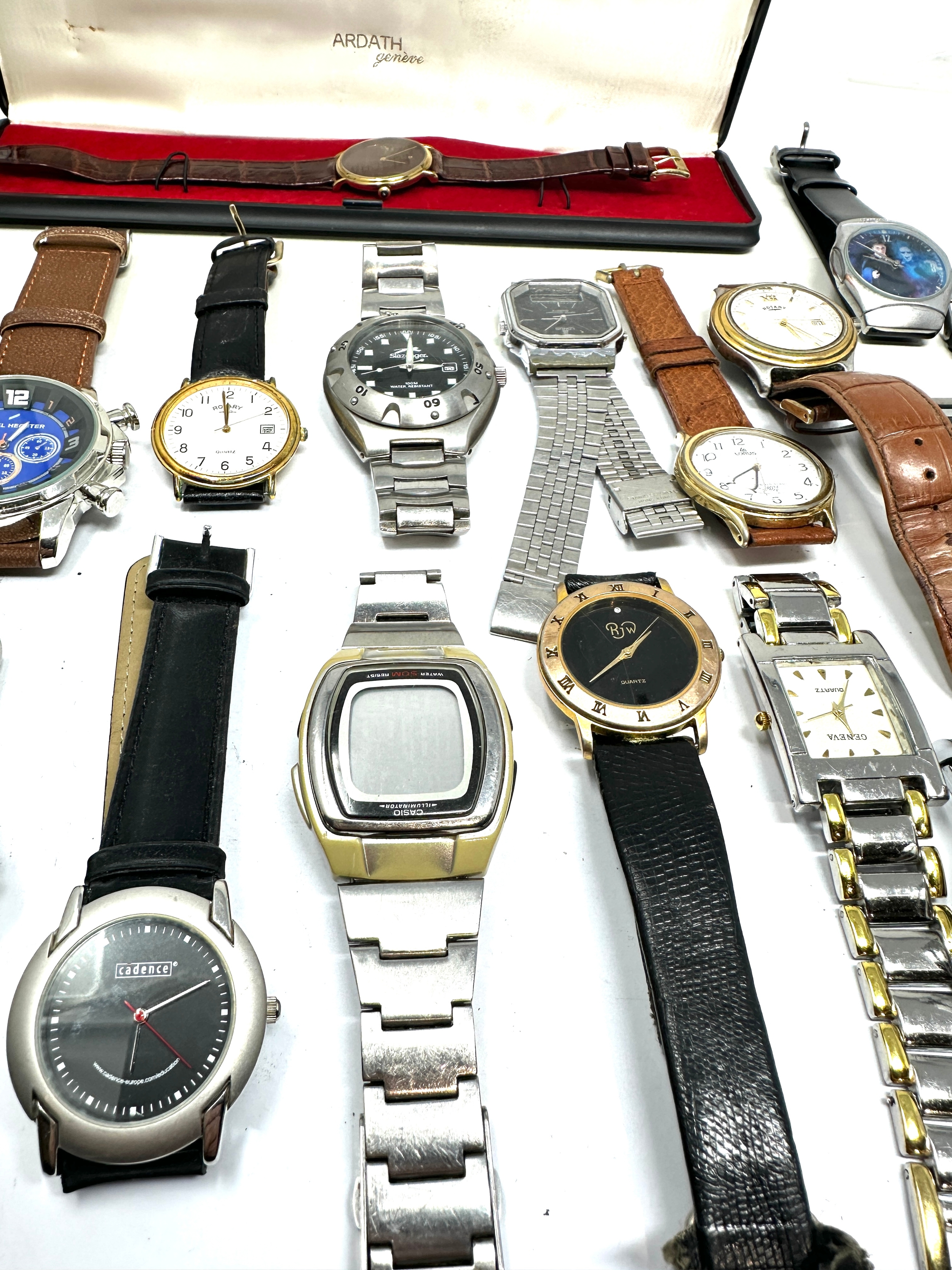 Selection of vintage & later gents wristwatches all untested - Image 3 of 6