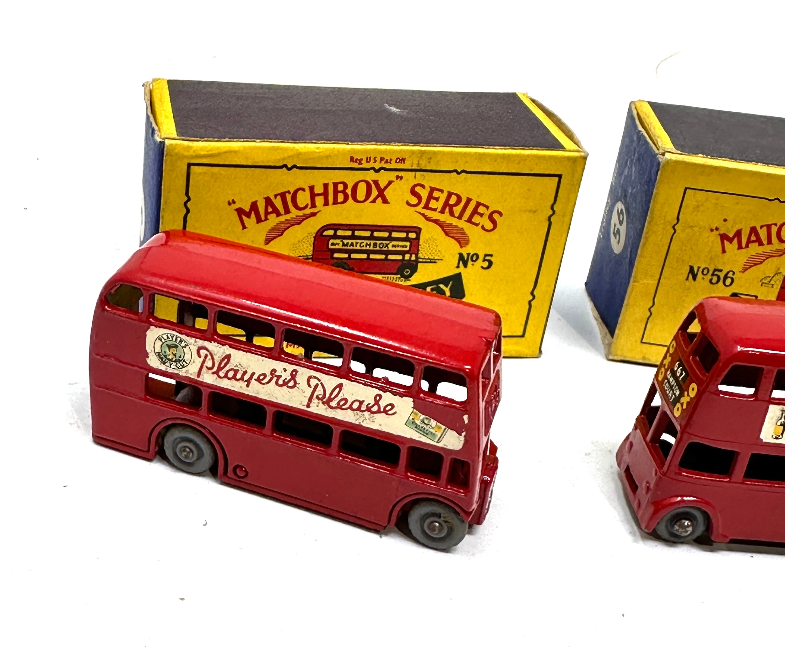 3 Lesney Moko Matchbox No 5 & 56 - players please & peardrax original boxed - Image 2 of 4