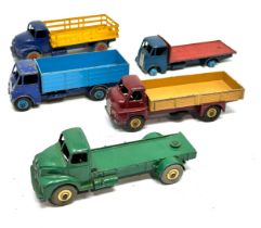 Selection of Dinky lorries inc leyland comet big bedford & guy