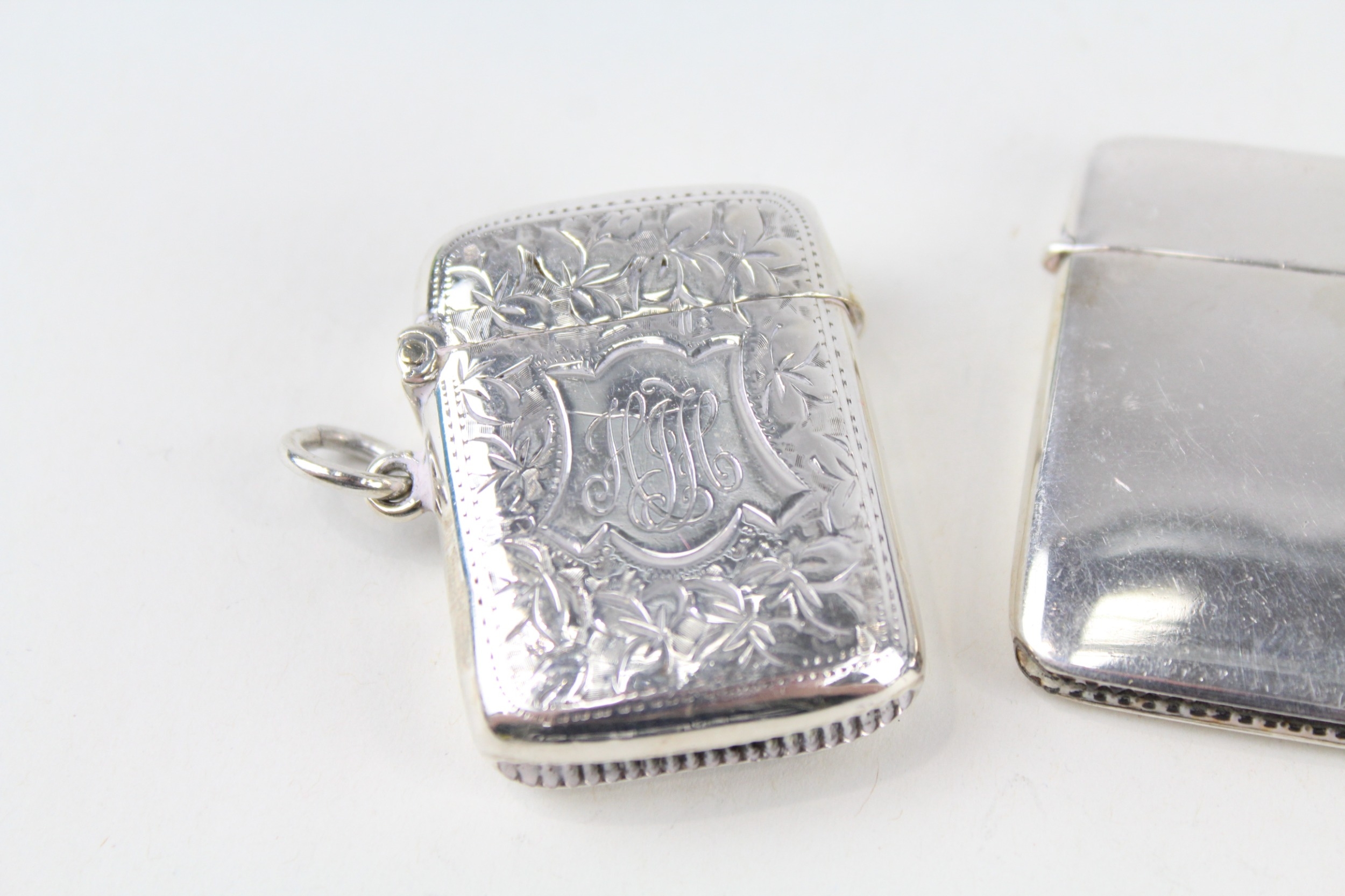 3 x .925 sterling vesta / match cases - Image 4 of 6