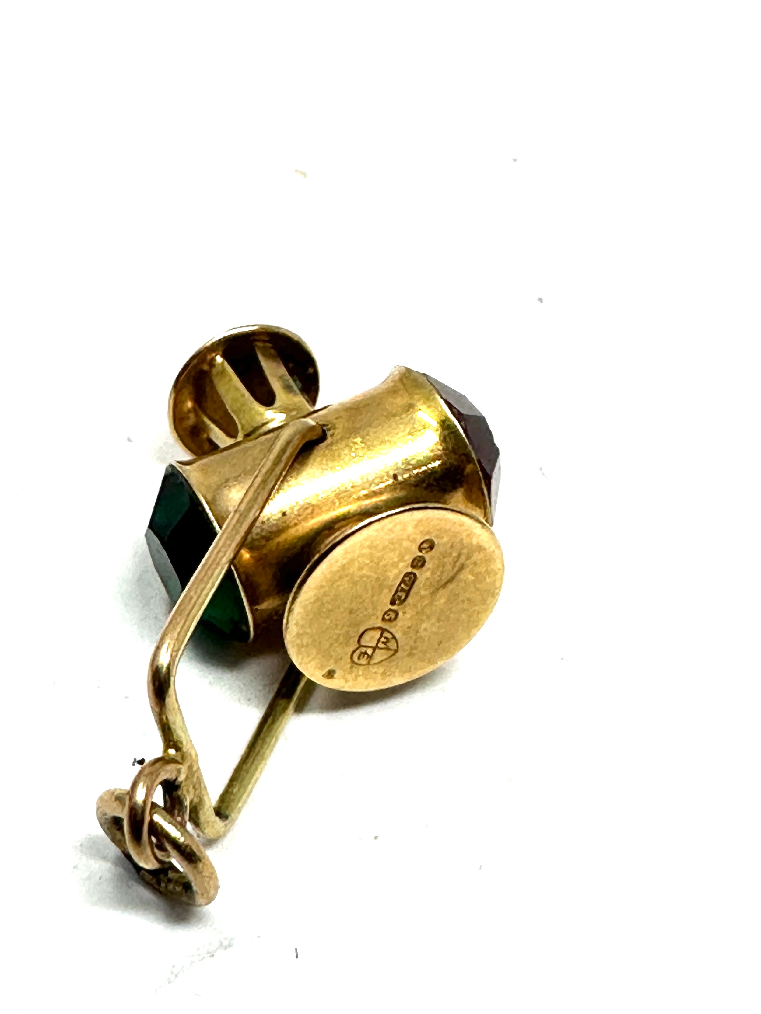 Vintage 9ct gold lantern charm weight 1.9g - Image 3 of 3