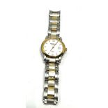 Raymond Weil Genève Saxo 9420 Date Ladies Quartz wristwatch the watch is working