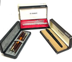 Selection of parker pens fountain pens pencil ballpoint