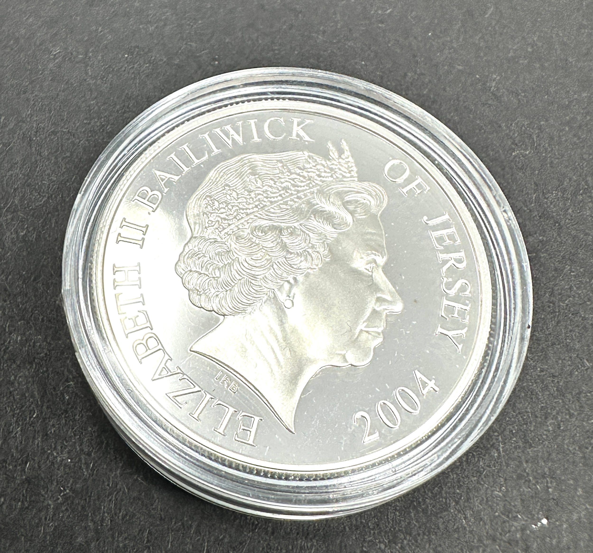 2004 silver £5 pound coin Encapsulated - Image 2 of 2