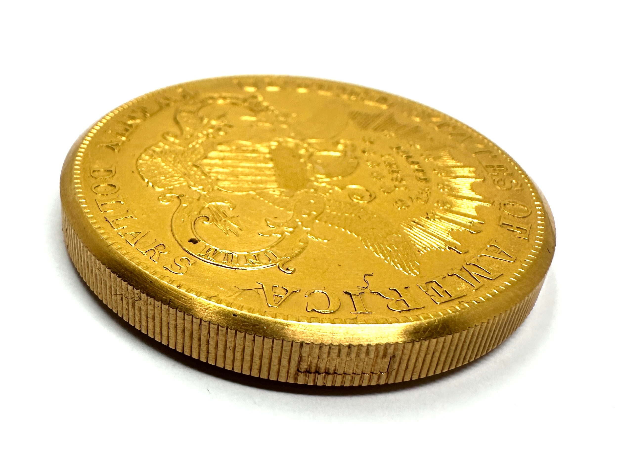 Jaeger le cultre 18K Yellow Gold Twenty Dollar Coin Watch - Manual winding. 18K Yellow gold coin - Image 6 of 6