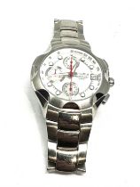 Mens Amadeus quartz Stainless Steel Chronograph Watch Model AM00056 the watch is untested prob needs