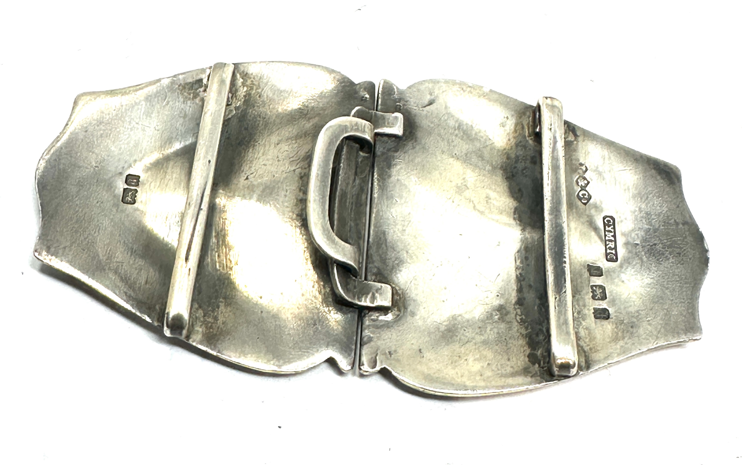 Antique silver Archibald Knox for cymric liberty & co buckle measures approx 8.2cm by 4.4cm - Image 4 of 5