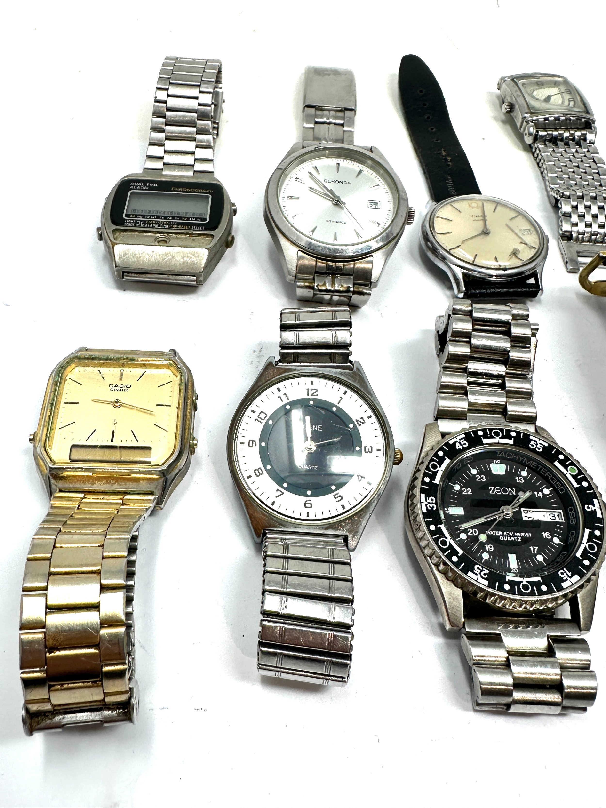 Selection of vintage & later gents wrist watches all untested - Image 2 of 3