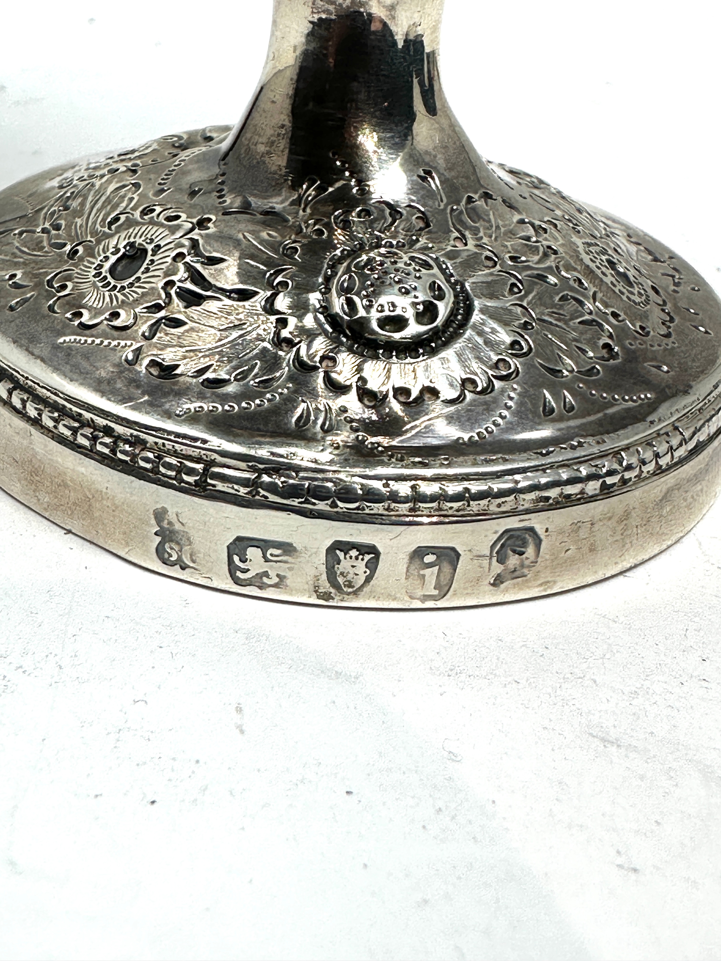 fine heavy georgian silver cream jug london silver hallmarks weight approx 200g - Bild 4 aus 6
