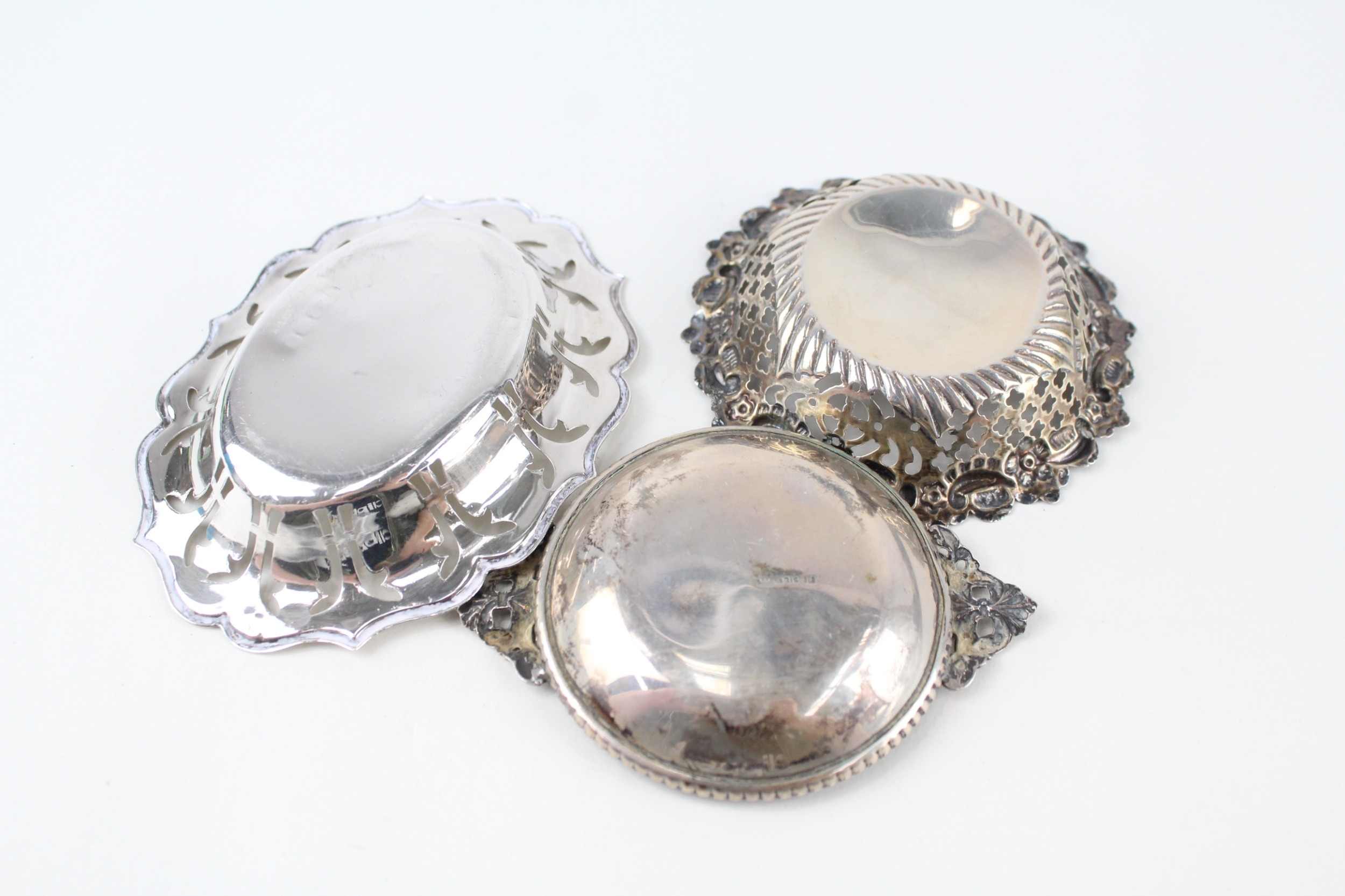 3 x .925 sterling pin / trinket dishes - Image 5 of 5