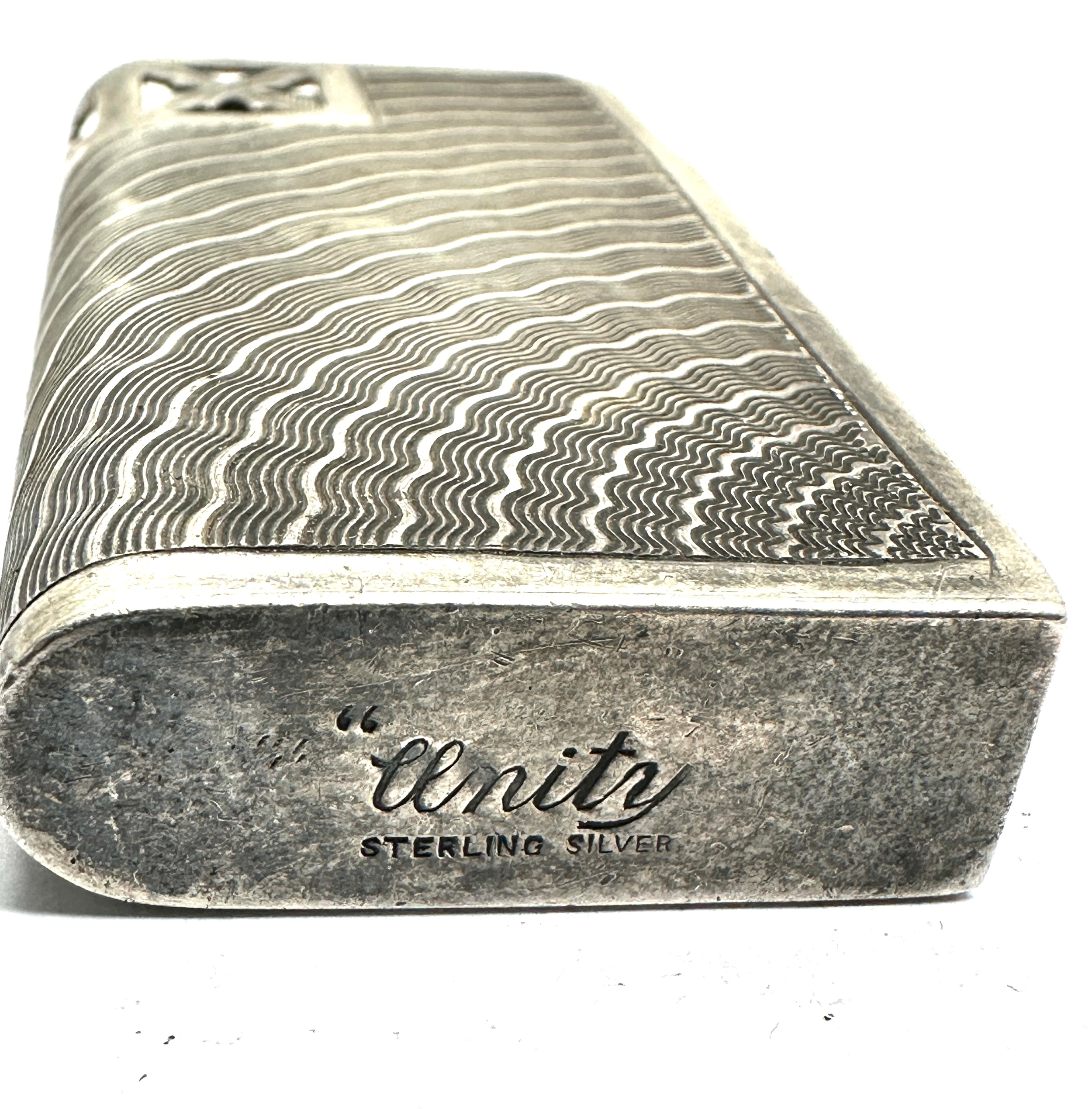 rare Vintage silver dunhill unity cigarette lighter - Image 2 of 4