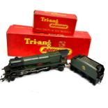 Vintage Boxed triang railways R53 4-6-2 Princess loco green livery & boxed R31 Princess tender