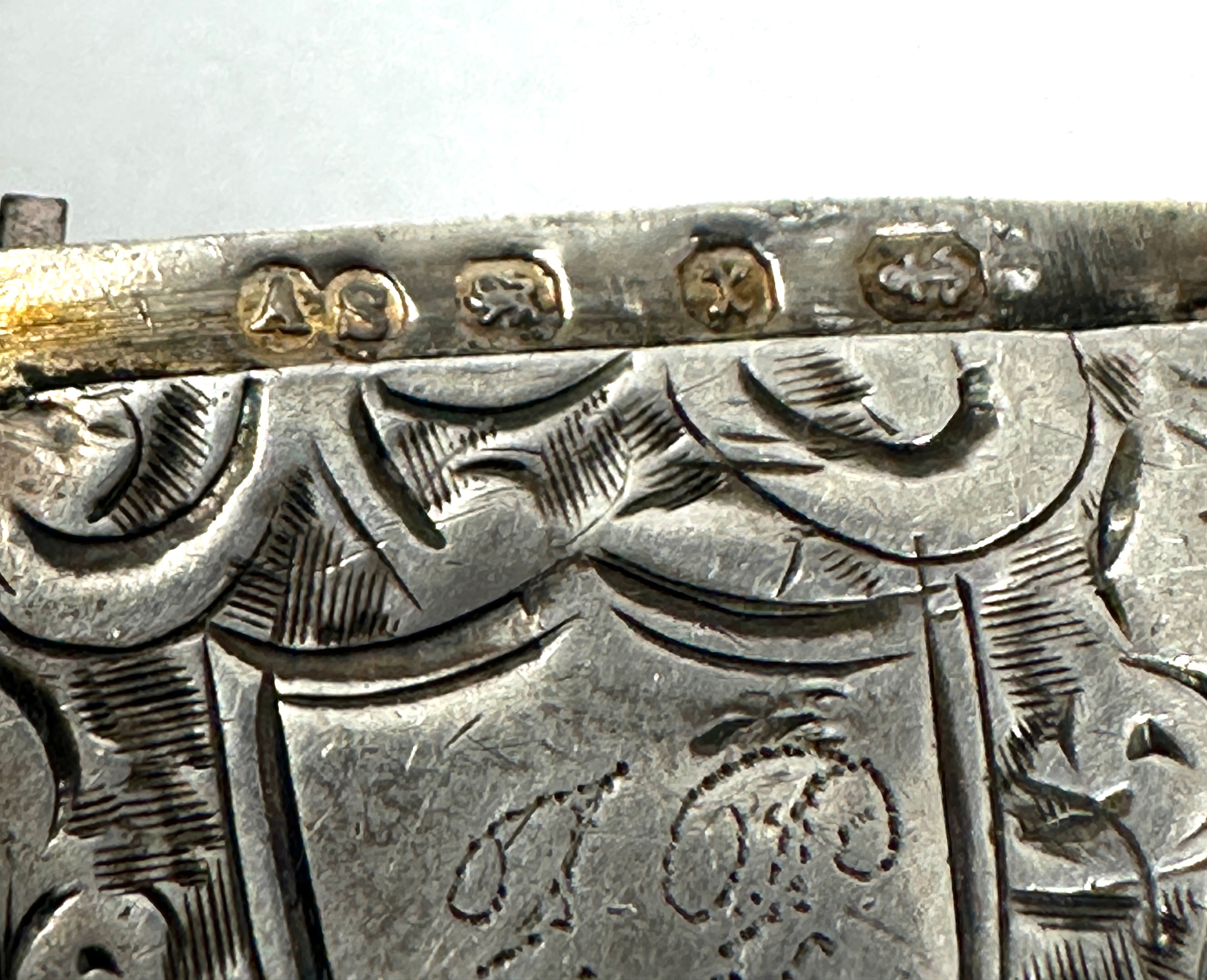 Antique silver vesta case - Image 4 of 4