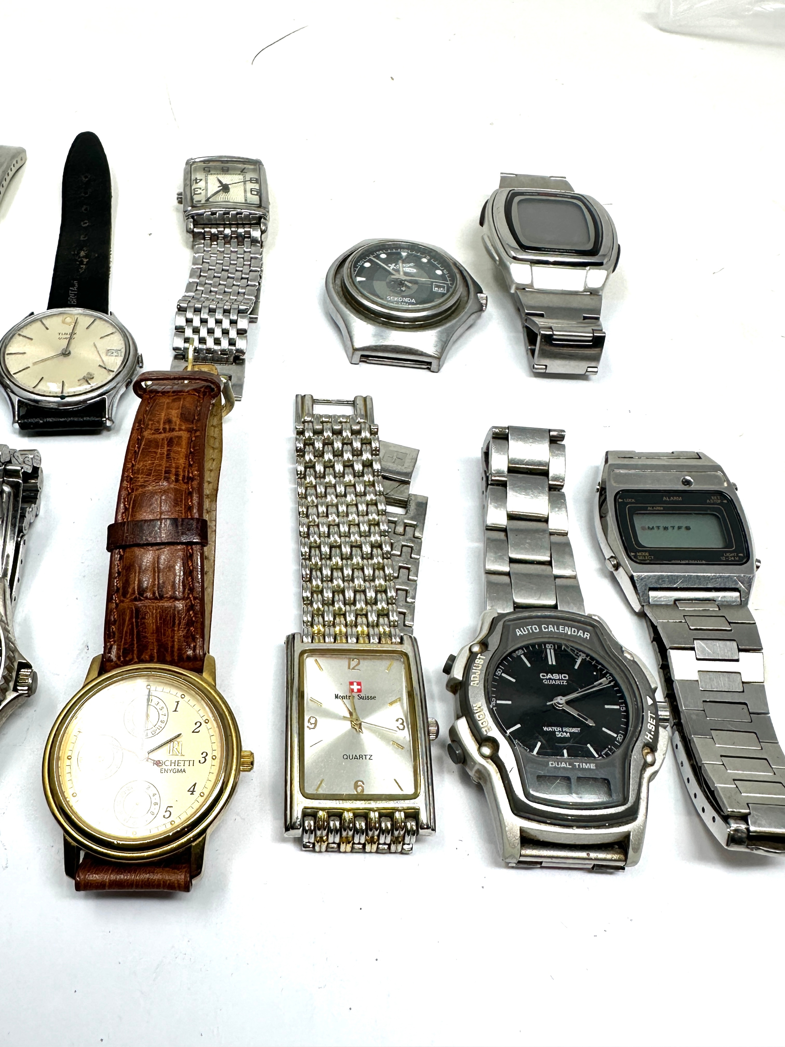 Selection of vintage & later gents wrist watches all untested - Image 3 of 3