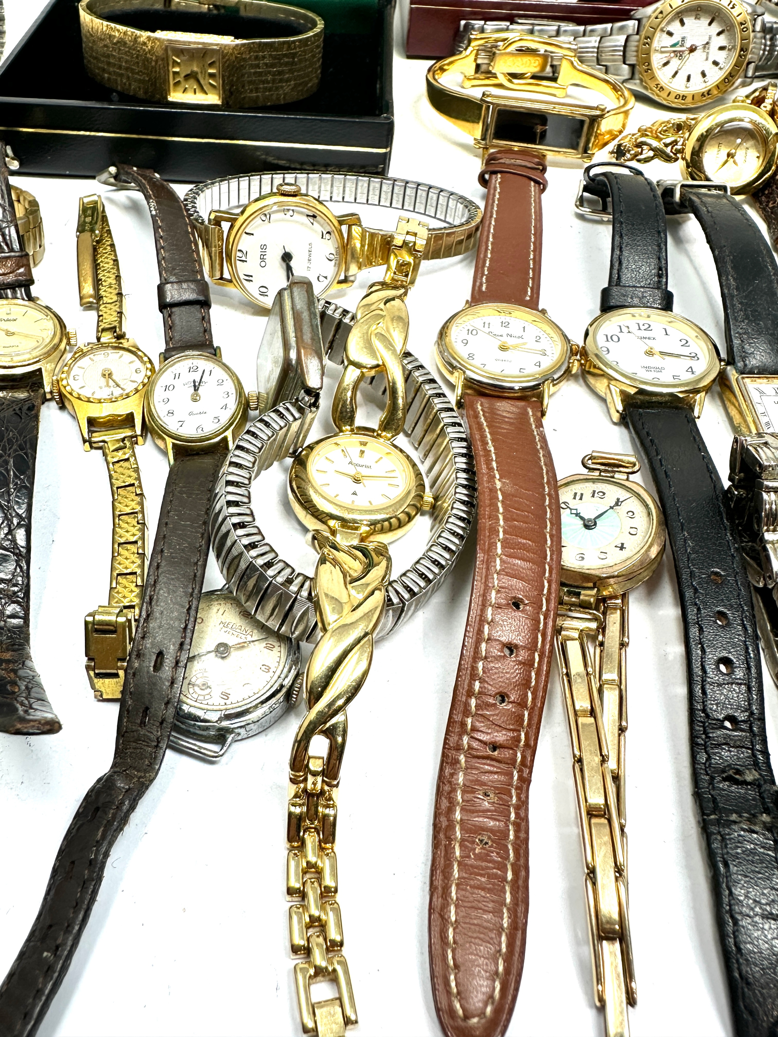 Large selection of vintage & later ladies wristwatches all untested - Image 3 of 7