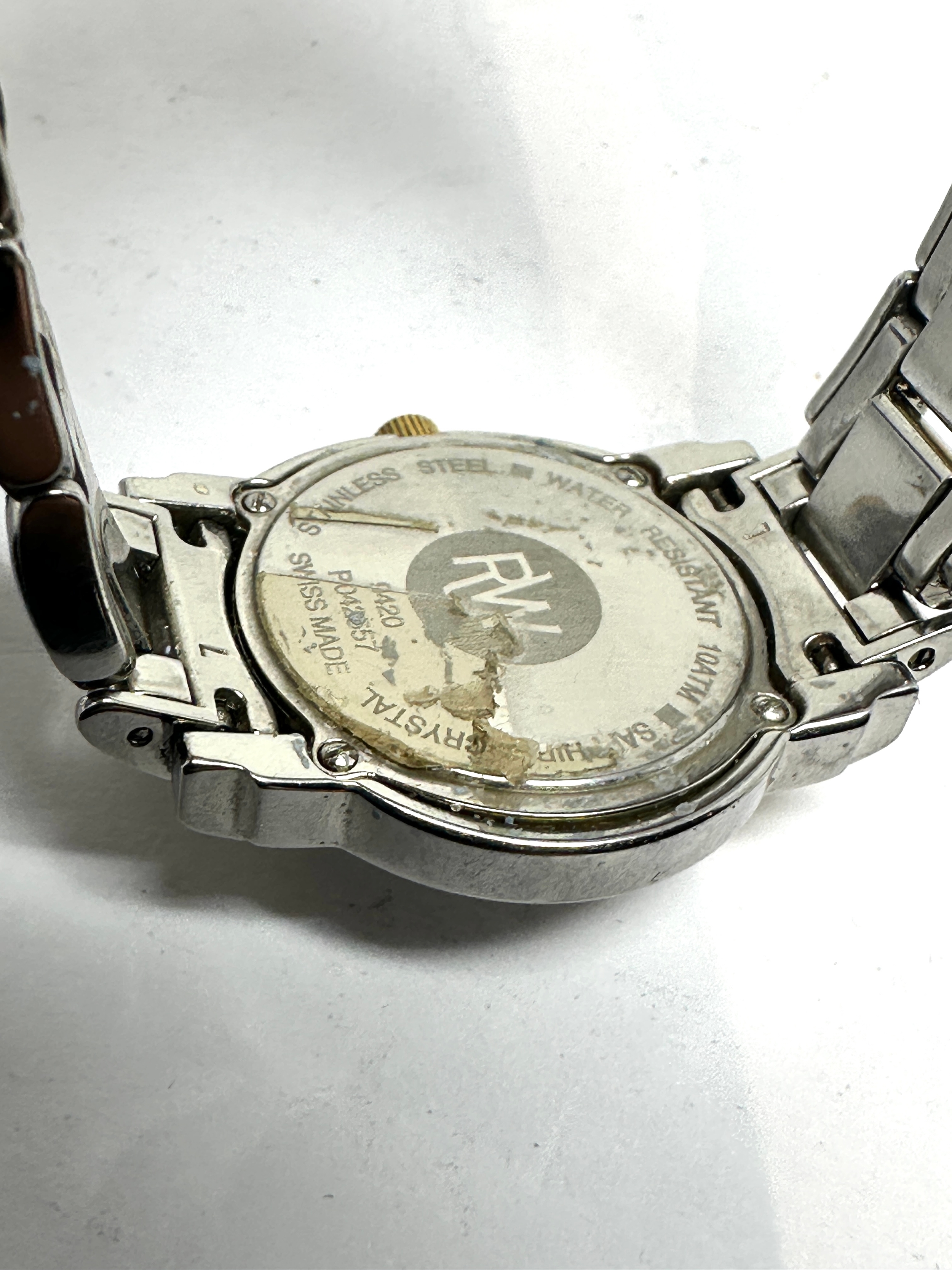 Raymond Weil Genève Saxo 9420 Date Ladies Quartz wristwatch the watch is working - Image 4 of 4