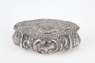 .925 sterling silver trinket / jewellery box