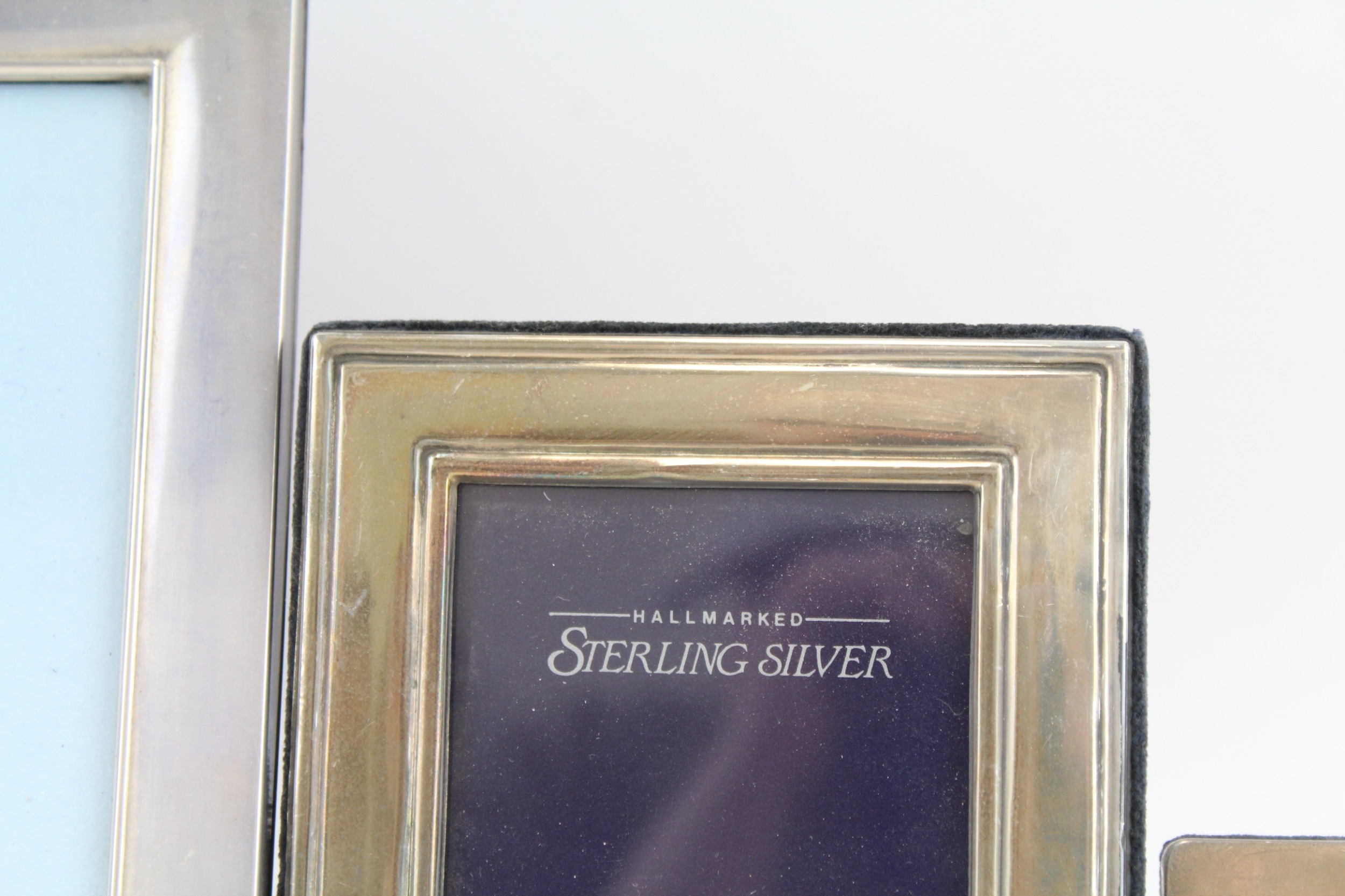 4 x .925 sterling silver photograph frames - Bild 4 aus 7