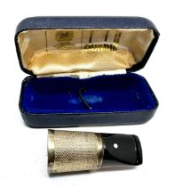 Rare original boxed silver Dunhill cigar holder