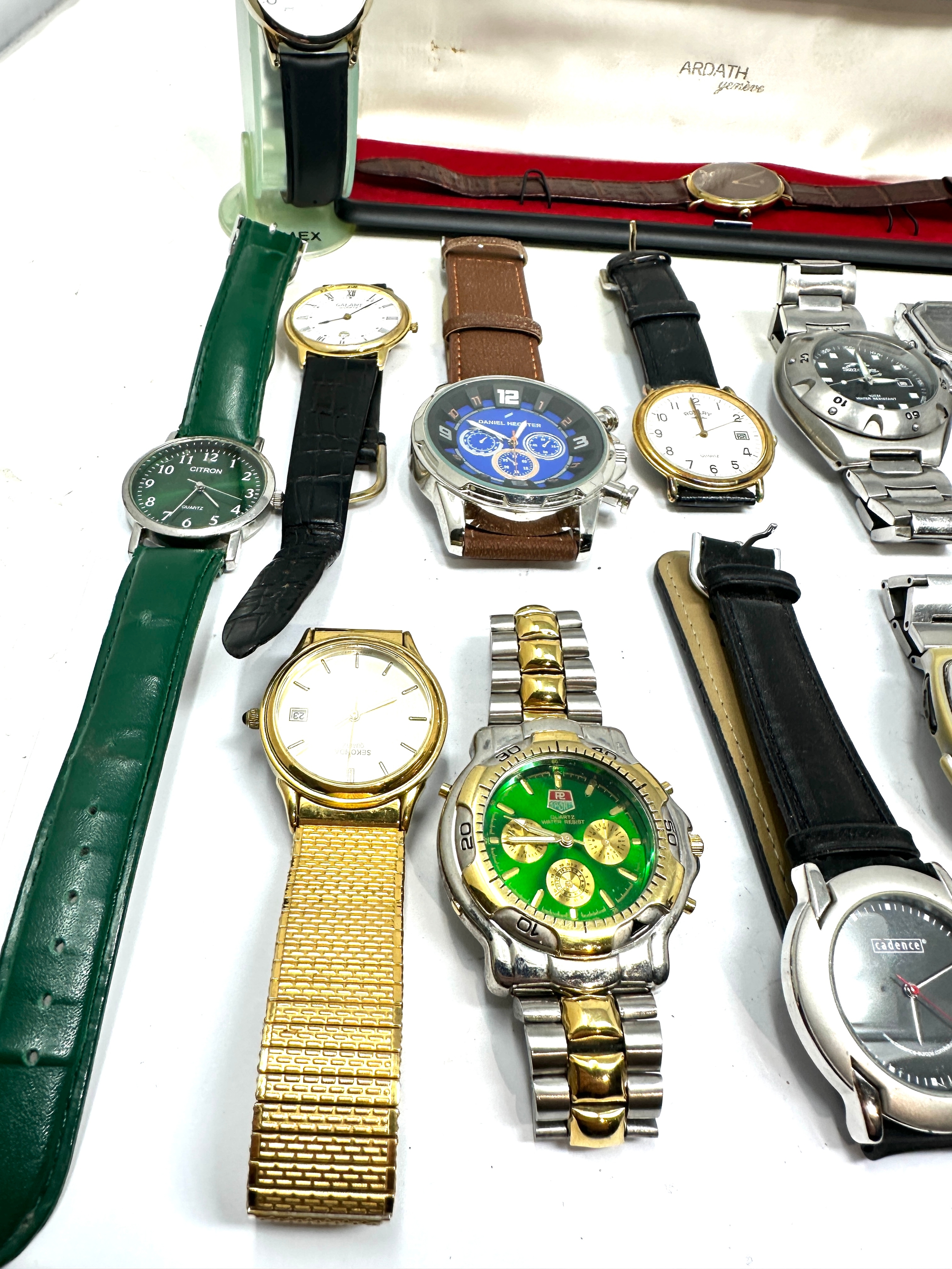 Selection of vintage & later gents wristwatches all untested - Image 2 of 6