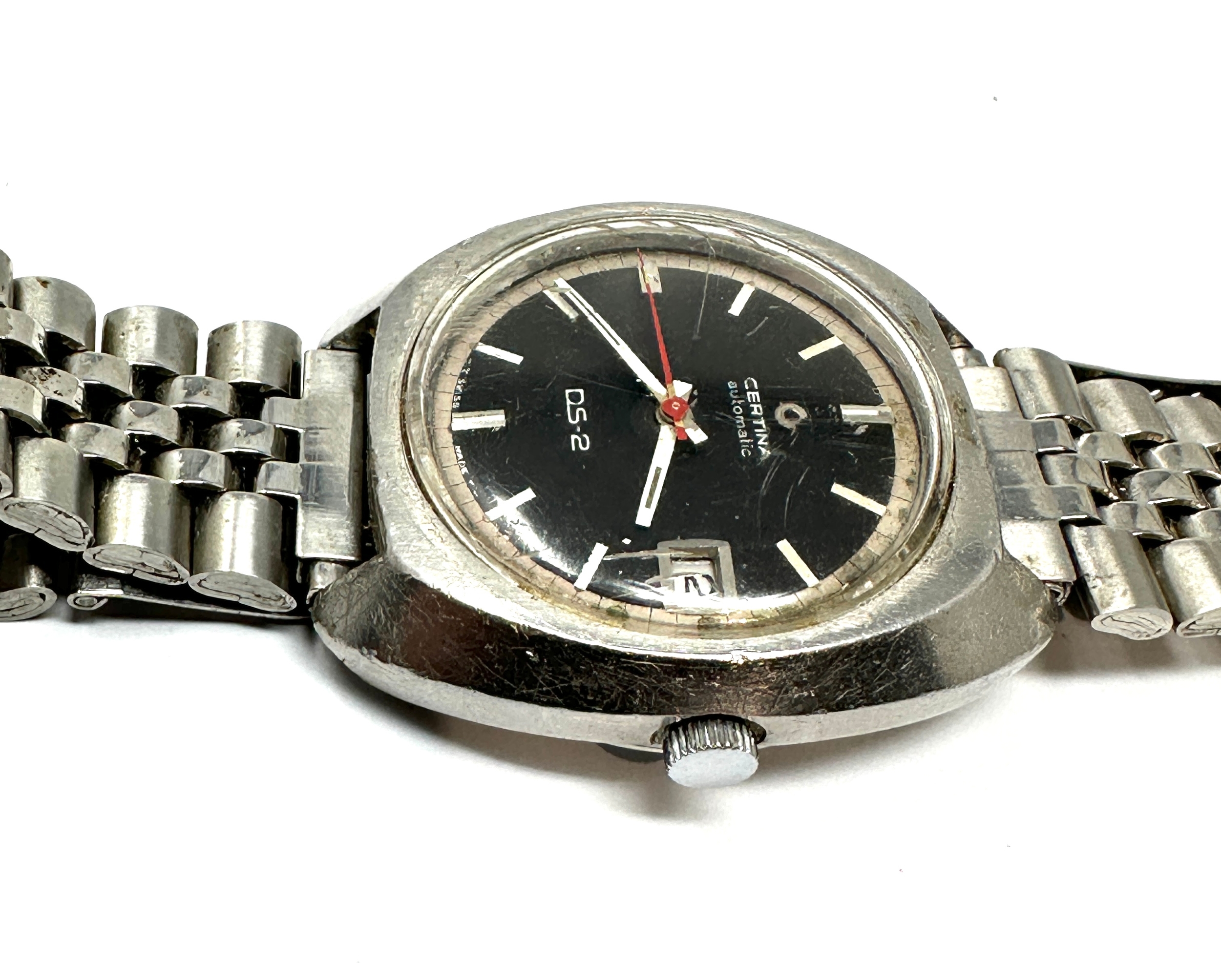 Vintage Certina ds-2 automatic gents wristwatch watch the watch is ticking - Image 2 of 4