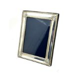 Vintage silver picture frame measures approx 22.5cm by 17.5cm