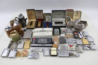 Cigarette Lighters Inc. Vintage Table / Desk Ronson Zippo Combi Case Job Lot