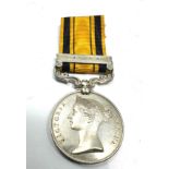 Rare south africa zulu medal 1877-8-9 bar to 460, pte.j.thomas 1/24th foot un-researched