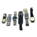 Selection of vintage & later gents wristwatches all untested