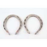 2 x .925 sterling luck horseshoes