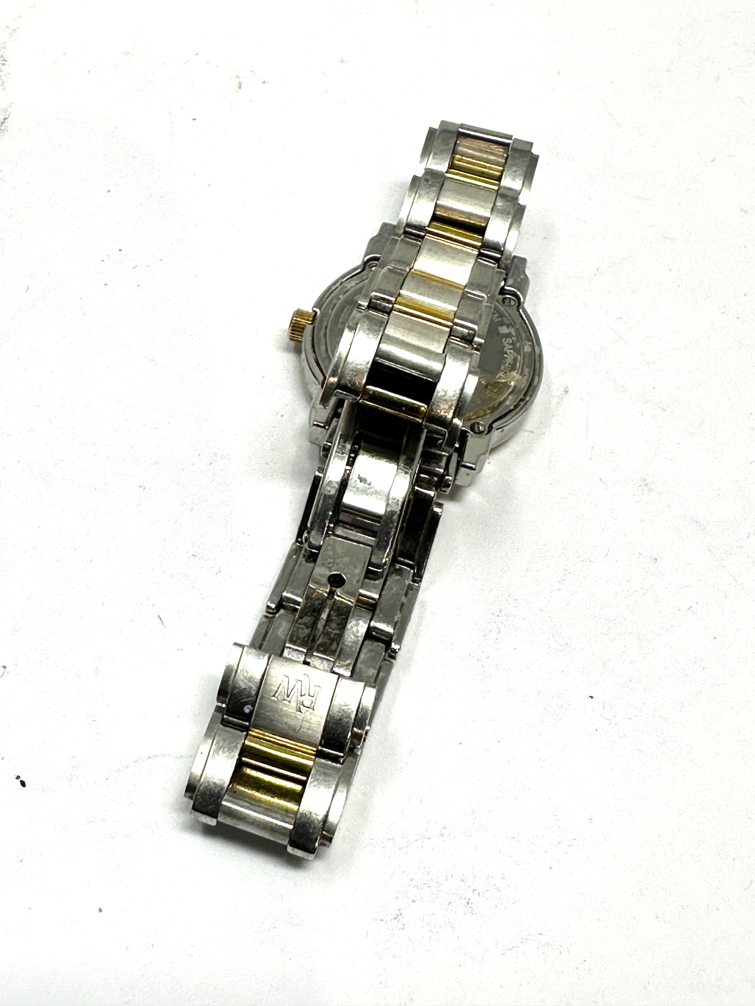 Raymond Weil Genève Saxo 9420 Date Ladies Quartz wristwatch the watch is working - Image 3 of 4